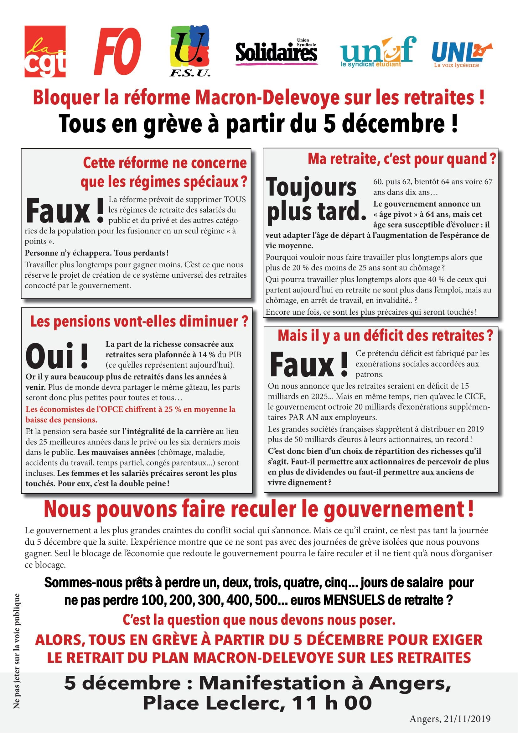 Quel est le rôle de l’affichage syndical
